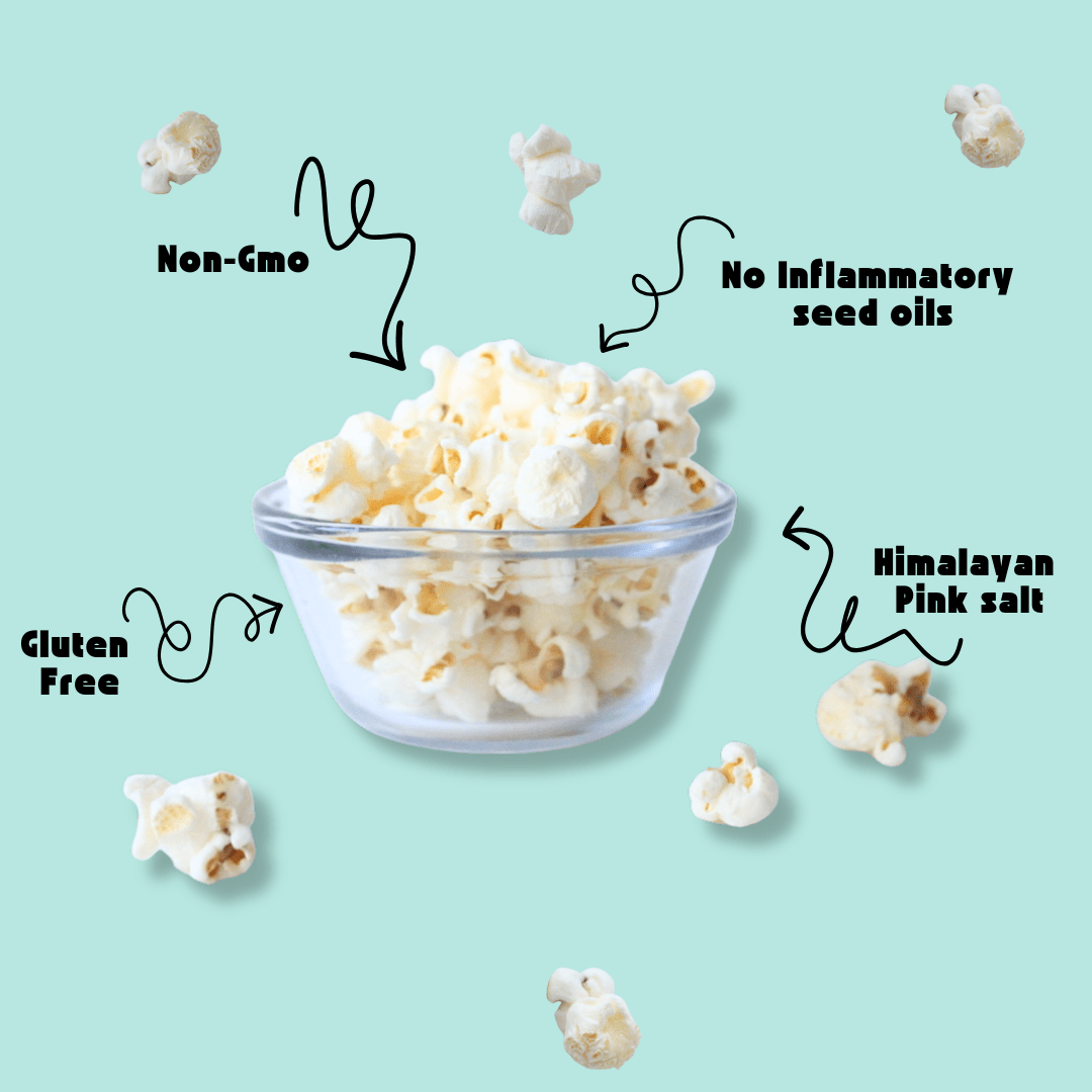 FitPop Himalayan Pink Salt Popcorn, 4.4 oz bags - FitPop