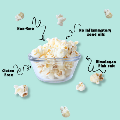 FitPop Himalayan Pink Salt Popcorn, 4.4 oz bags