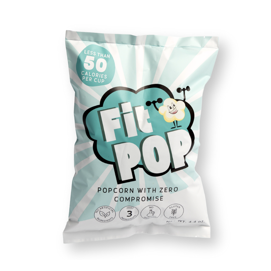 FitPop Himalayan Pink Salt Popcorn, 4.4 oz bags